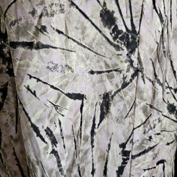 Free People Normani Bias tie dye 90's boho midi maxi satin skirt Size 10 - Picture 7 of 12